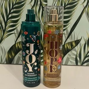 Bath and Body Works 2 p Set- winter scents